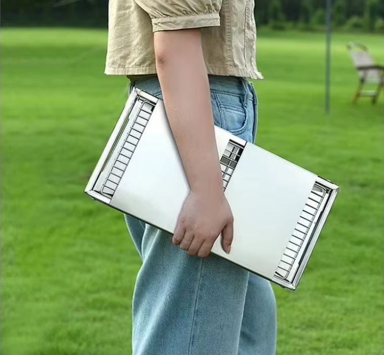 Stainless Steel Charcoal BBQ Grill