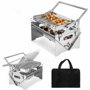 360° Flipping Barbecue for Outdoor Garden Picnic Camping Trip