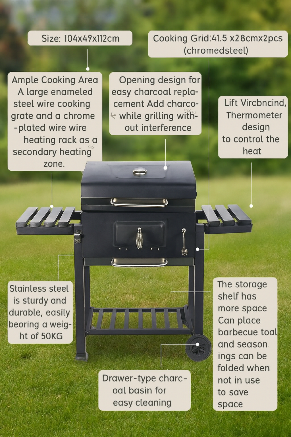 BBQ Grill Features