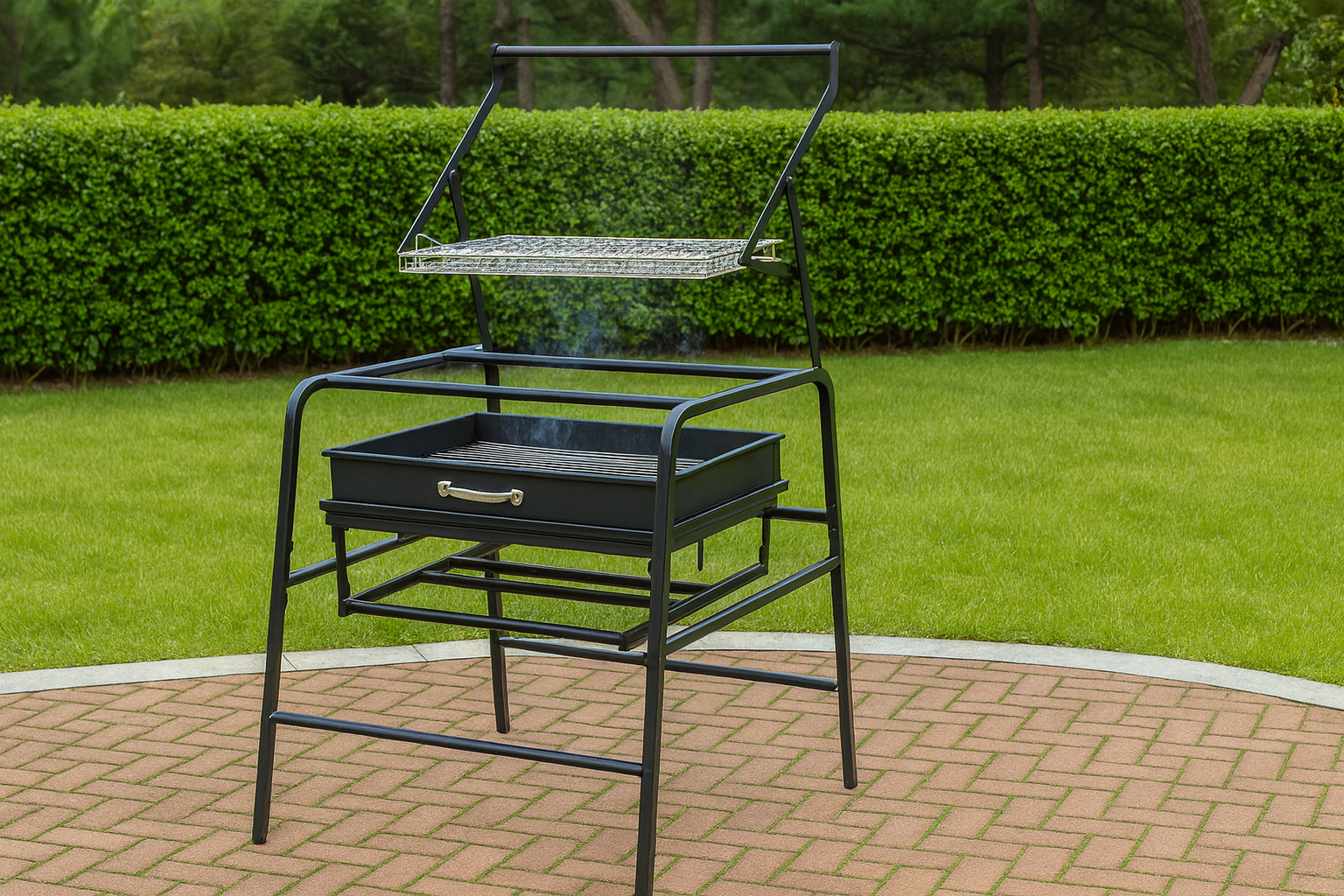 Commercial Stainless Steel BBQ with Foldable Legs