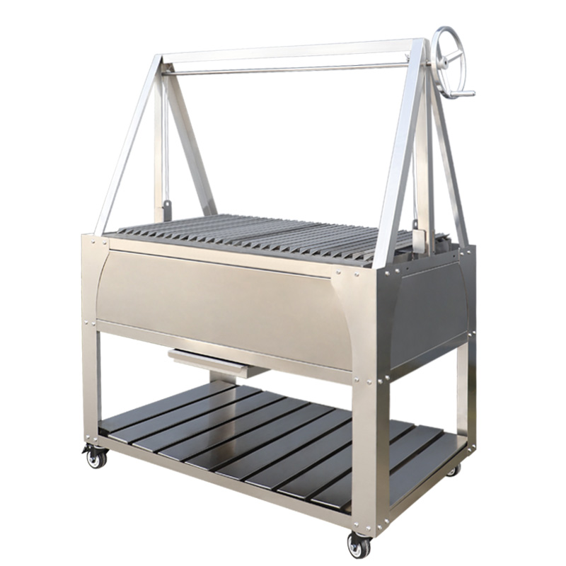 Argentine Santa Maria BBQ Grill with V-grate Rotisserie