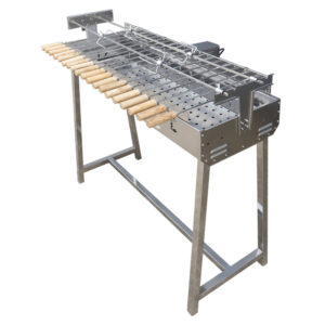 Stainless Steel Lifting Roasted Chicken beef Cyprus Barbecue Grill