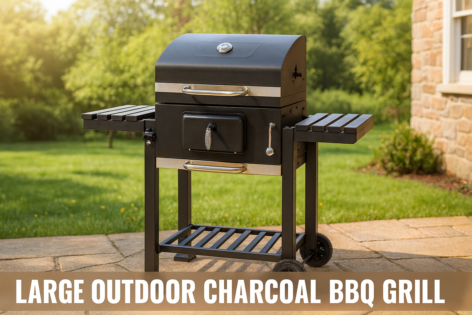 outdoor BBQ Grill charcoal type