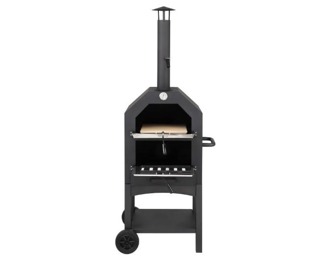 Wood Fired Pizza Oven BBQ Grill Combo