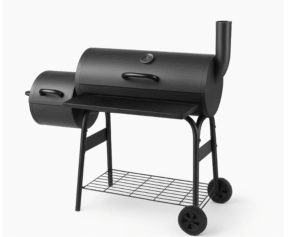 Trolley Mounted Charcoal Barbecue Grill