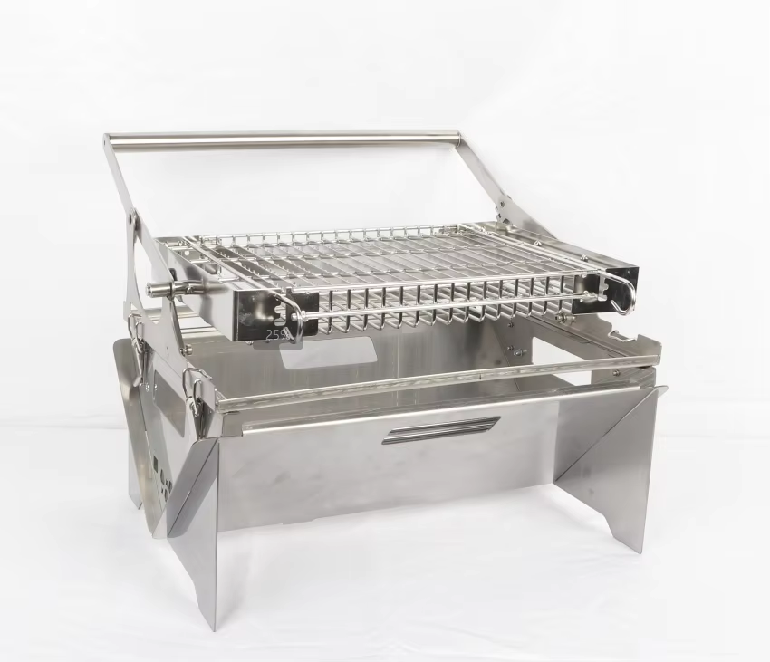 Toshine Outdoor Portable Charcoal Flip BBQ Grill